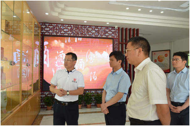 宜春市委常委、市組織部部長余正琨蒞臨我司視察